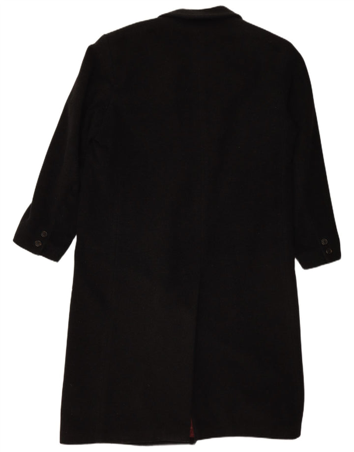 BUGATTI Mens Loose Fit Double Breasted Coat IT 48 Medium Black Wool