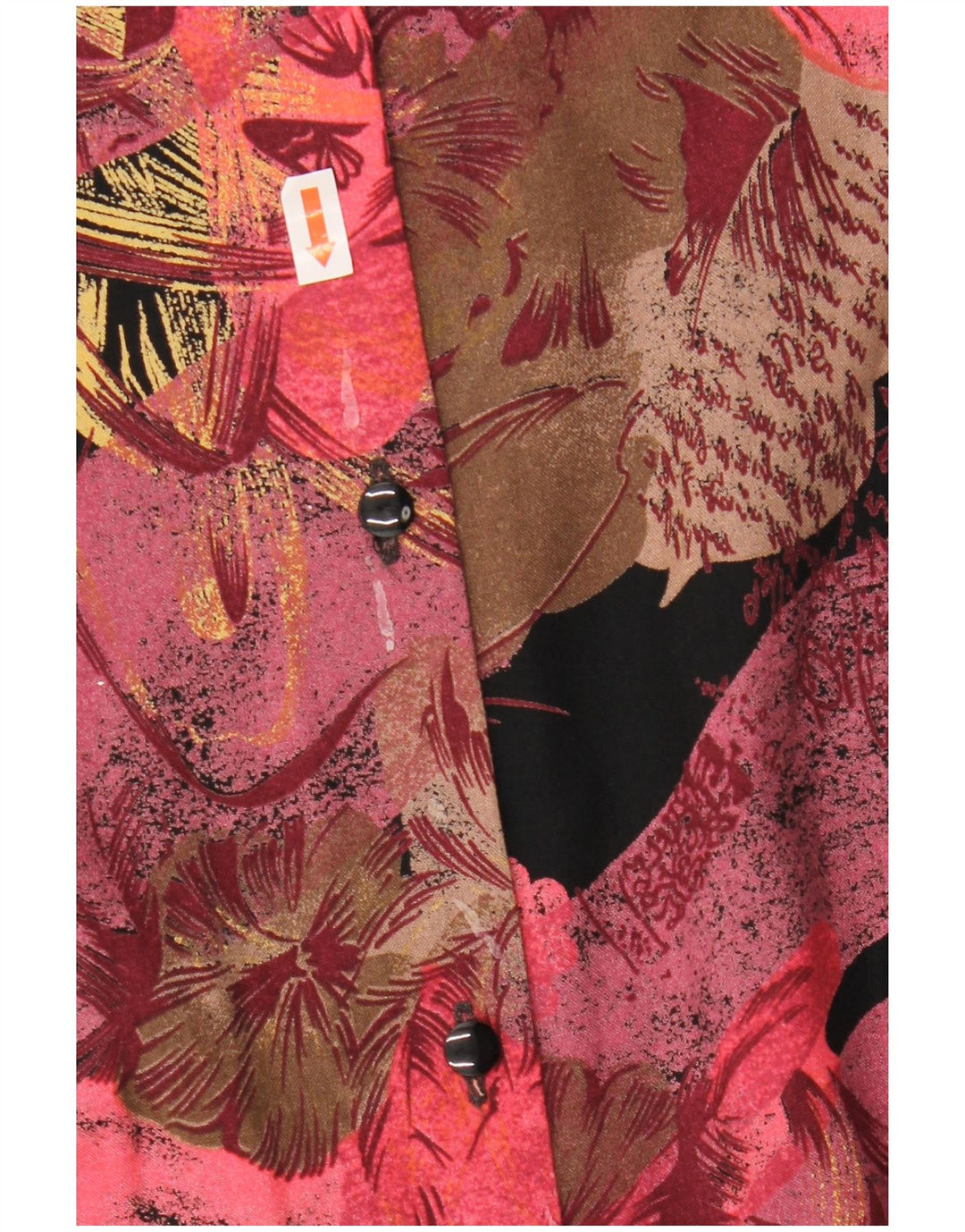 Vintage Womens 2 Piece Skirt Set UK 12 Medium W27 Burgundy Floral Retro