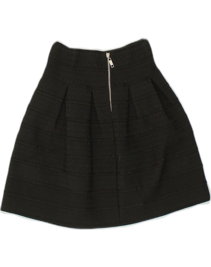 TALLY WEIJL Womens High Waist Mini Skirt  XS W26  Black Pinstripe | Vintage Tally Weijl | Thrift | Second-Hand Tally Weijl | Used Clothing | Messina Hembry 