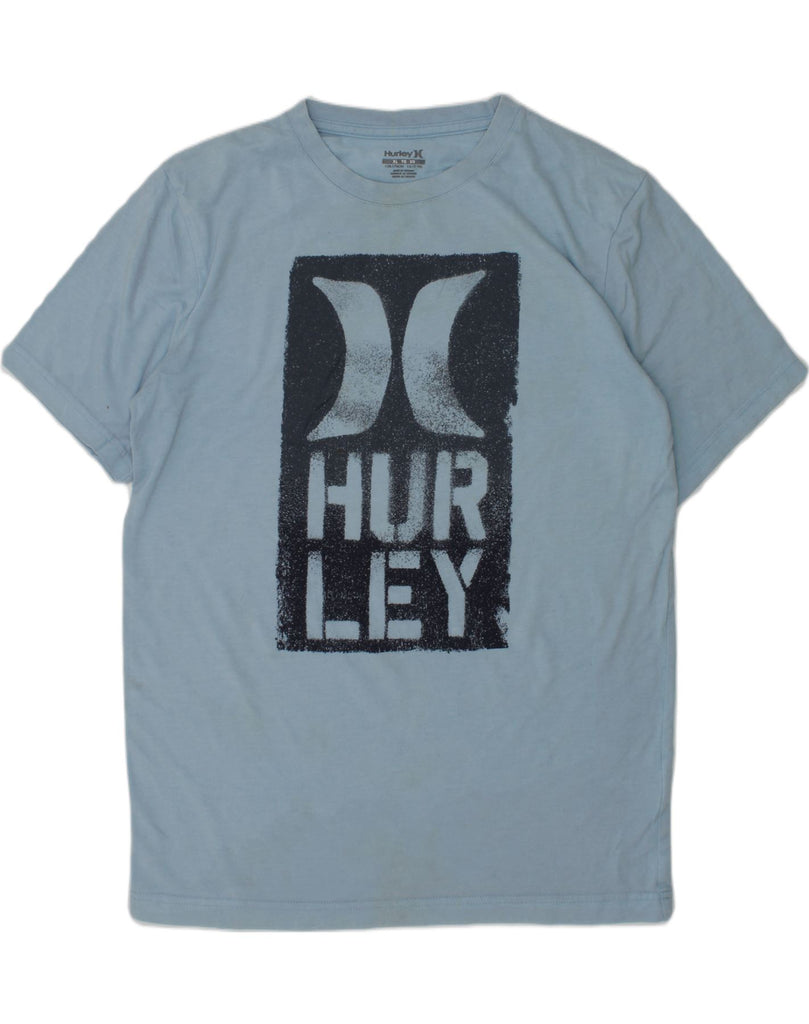 HURLEY Boys Graphic T-Shirt Top 13-14 Years XL Blue Cotton | Vintage Hurley | Thrift | Second-Hand Hurley | Used Clothing | Messina Hembry 