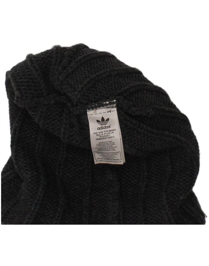 Adidas Mens Knit Bobble Hat One Size Grey Acrylic