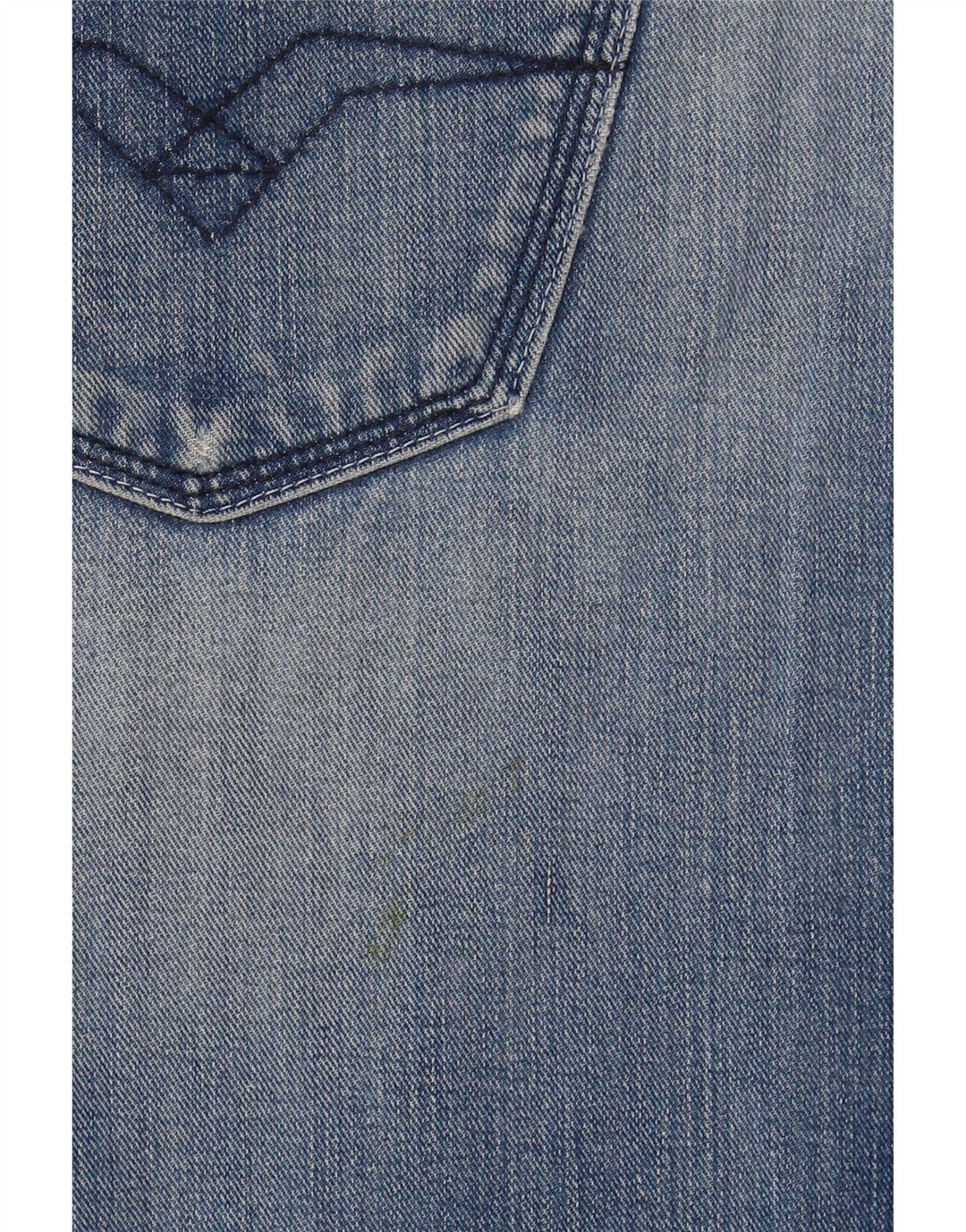 Replay Mens Bootcut Jeans W33 L36 Blue Cotton