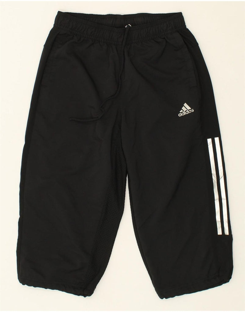 ADIDAS Mens Climacool Capri Tracksuit Trousers Small Black Polyester | Vintage Adidas | Thrift | Second-Hand Adidas | Used Clothing | Messina Hembry 