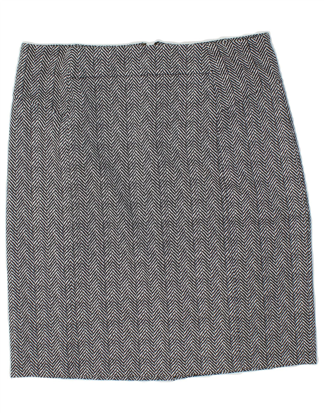 MICHAEL KORS Womens Straight Skirt UK 10 Small W32  Grey Chevron Polyester Vintage Michael Kors and Second-Hand Michael Kors from Messina Hembry 