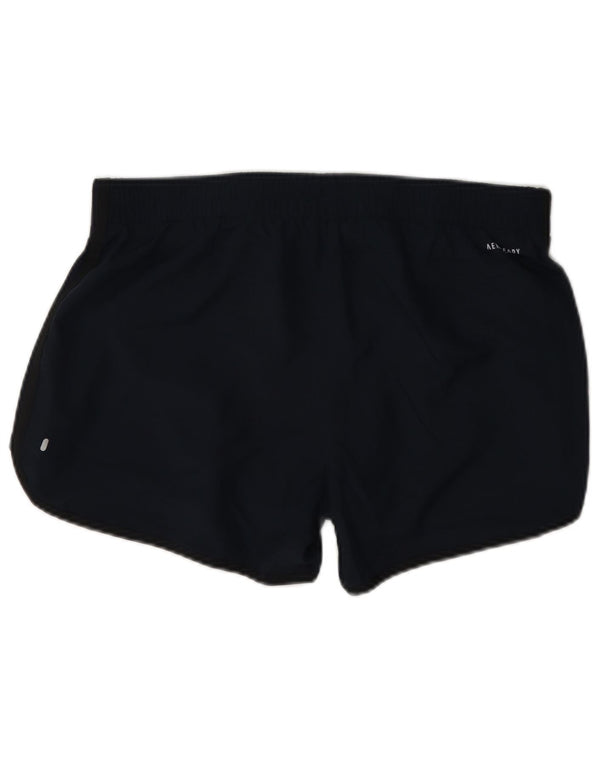 Adidas Womens Aeroready Regular Fit Sport Shorts UK 14 Large Navy Blue