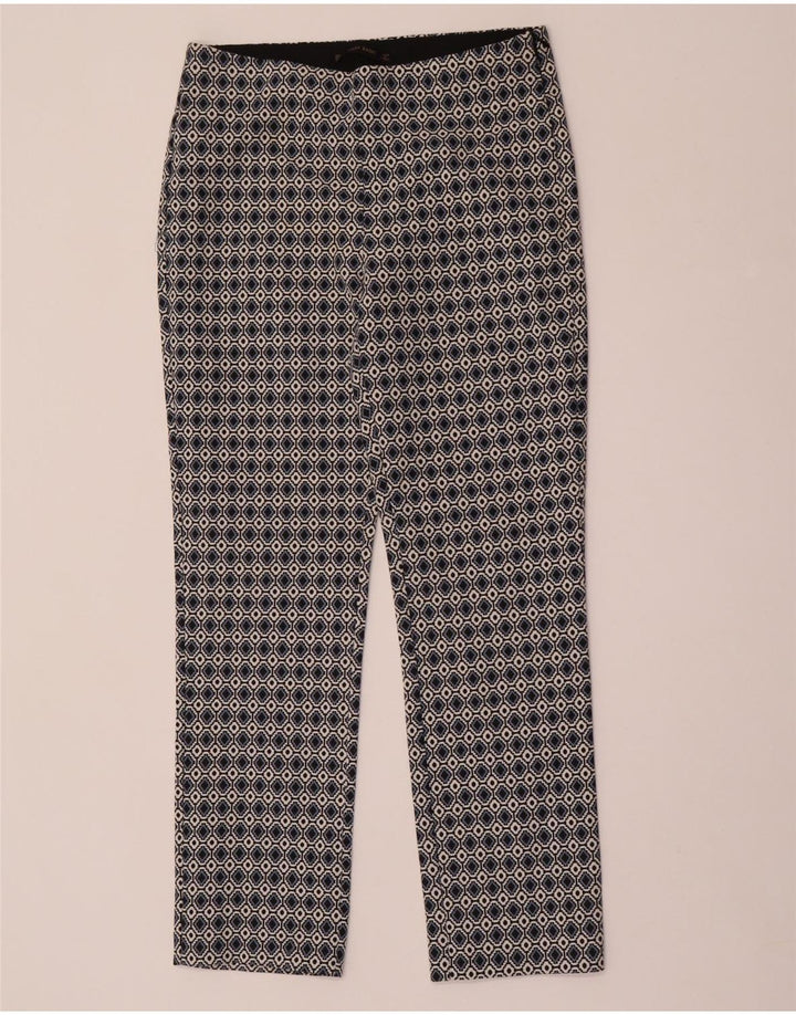 ZARA Womens Casual Trousers Medium W28 L28 Multicoloured Geometric