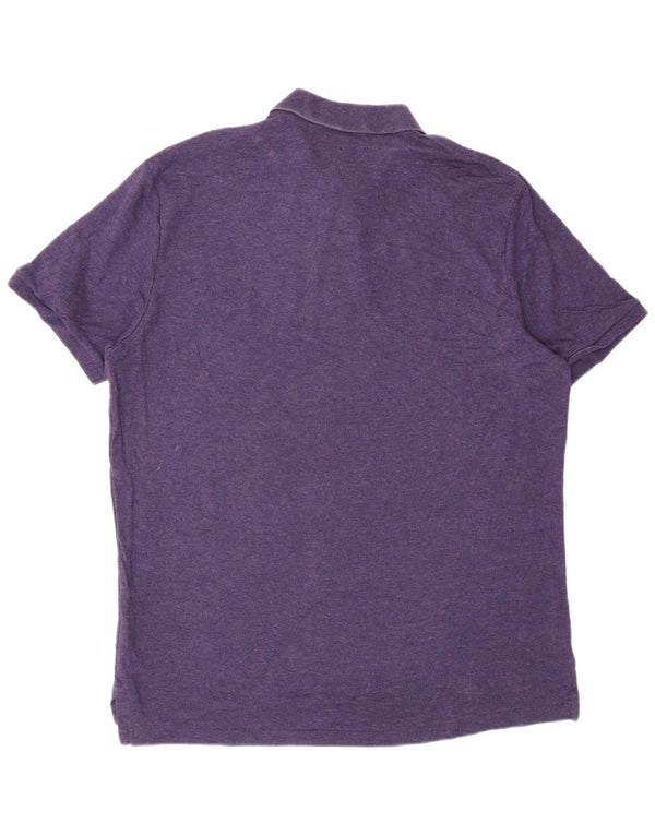 Polo Ralph Lauren Mens Polo Shirt Large Purple Cotton