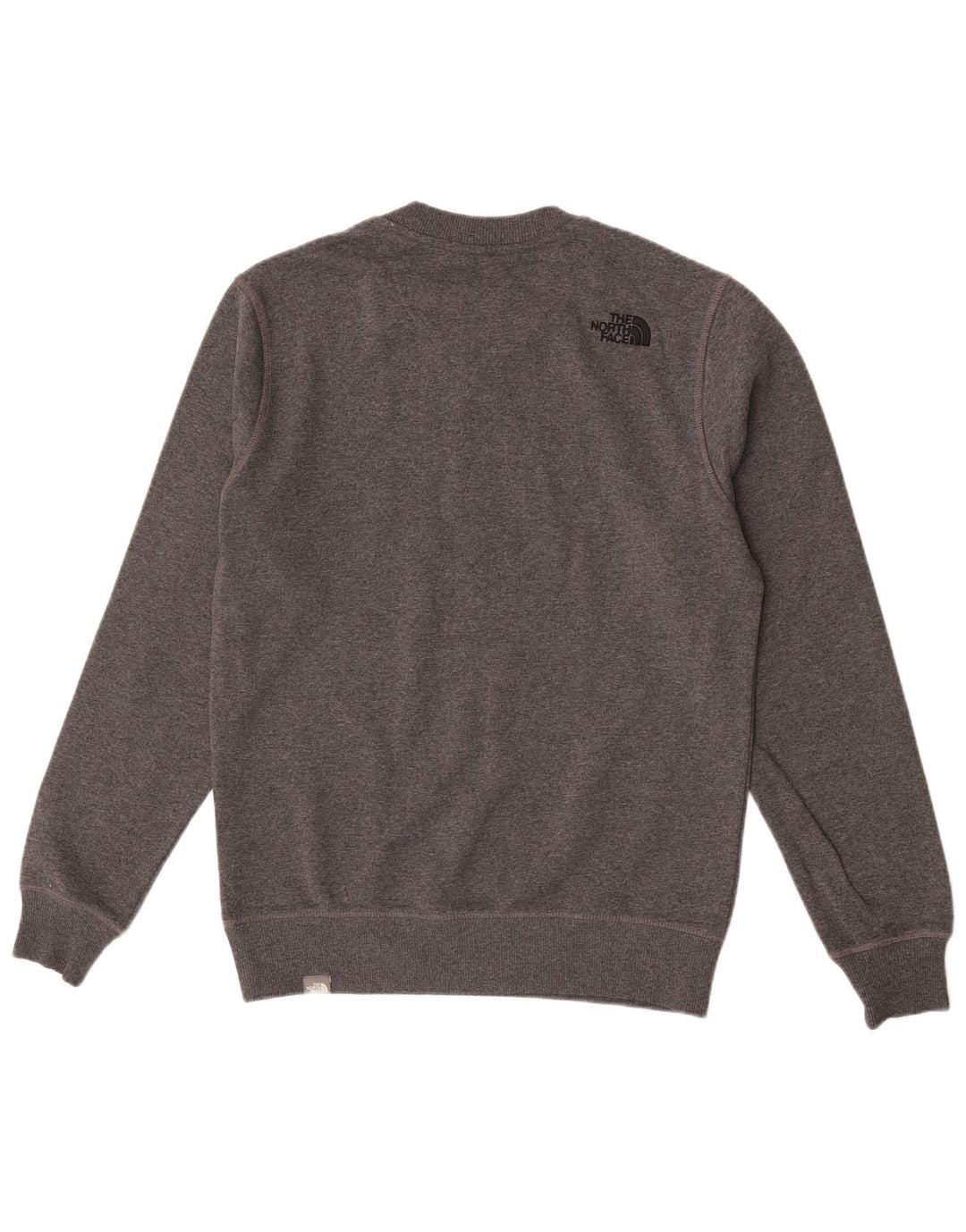 The North Face Mens Graphic Sweatshirt Jumper Small Grey Flecked Cotton