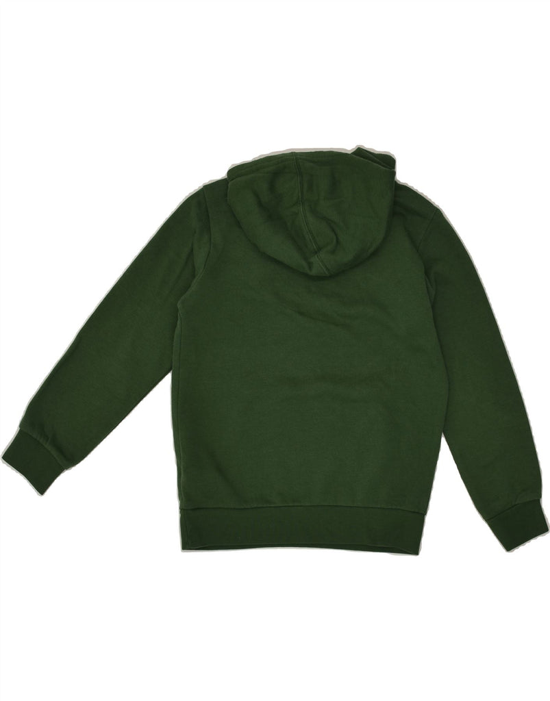 CHAMPION Boys Graphic Hoodie Jumper 9-10 Years Medium Green Cotton | Vintage Champion | Thrift | Second-Hand Champion | Used Clothing | Messina Hembry 