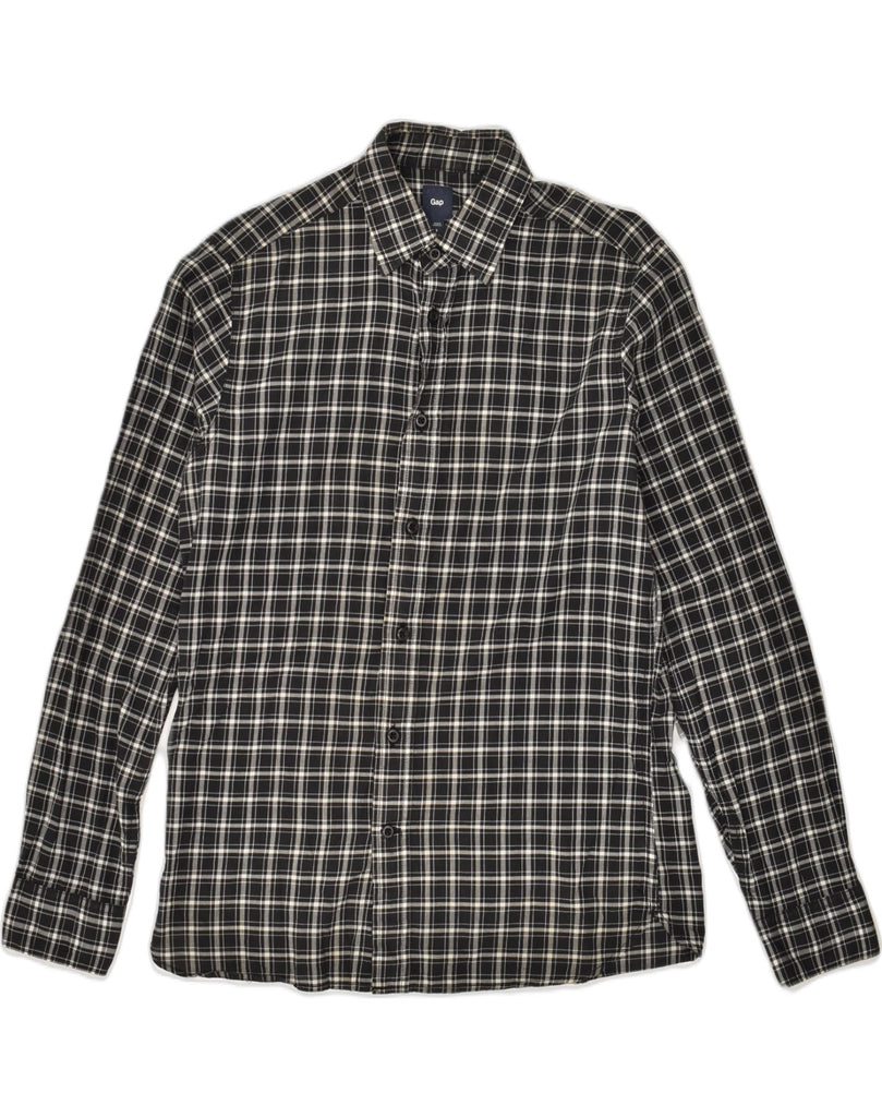 GAP Mens Shirt Small Black Check Cotton | Vintage Gap | Thrift | Second-Hand Gap | Used Clothing | Messina Hembry 