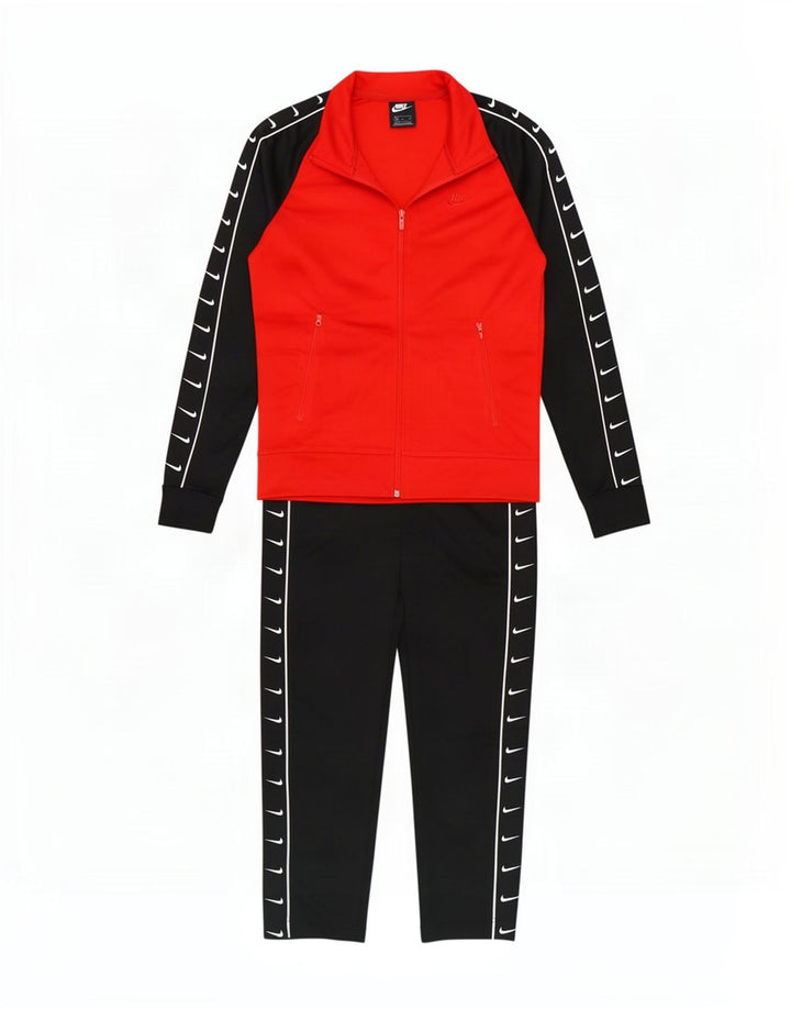 Nike Mens Graphic Full Tracksuit Small Black Colourblock