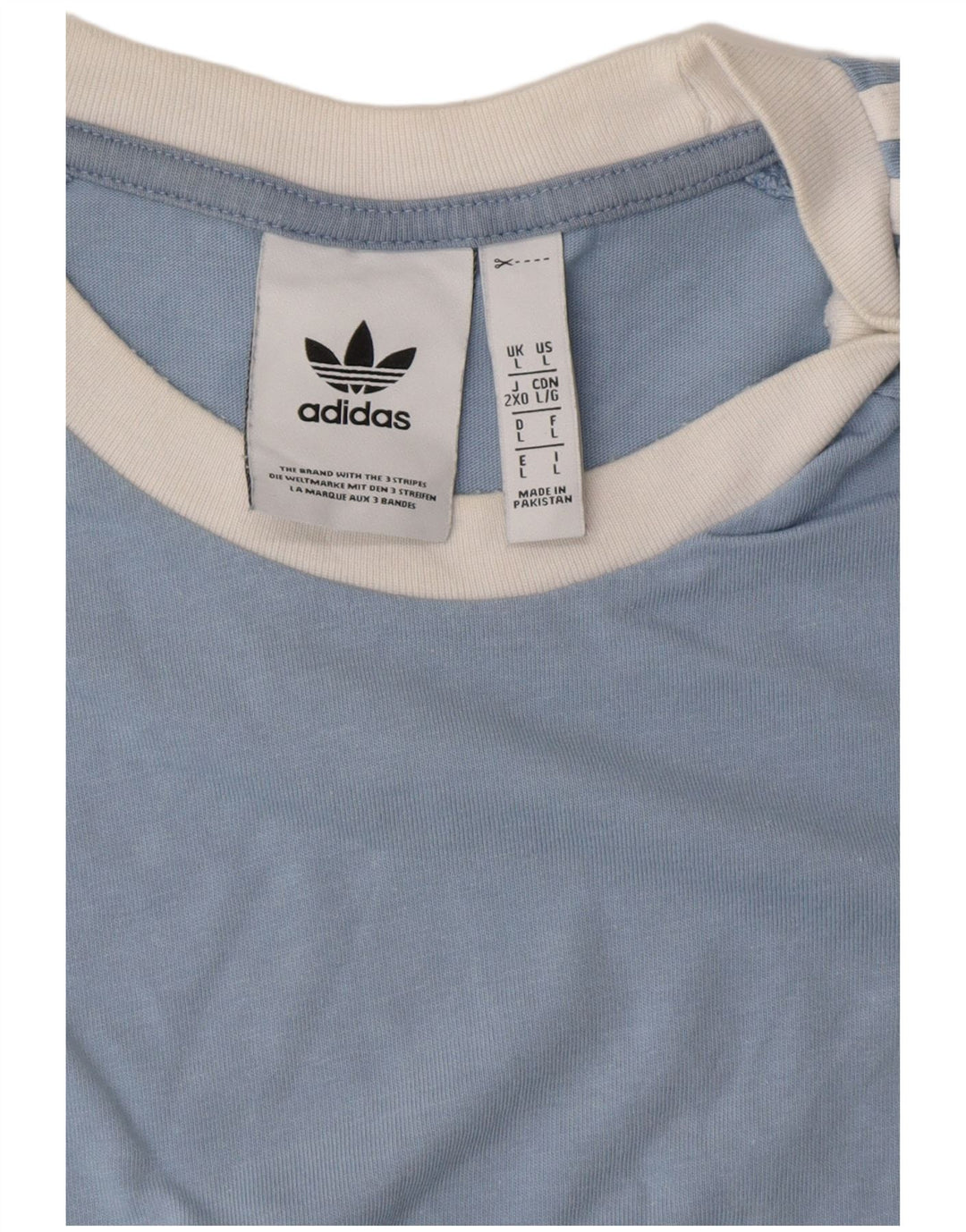 ADIDAS Mens T-Shirt Top Large Blue