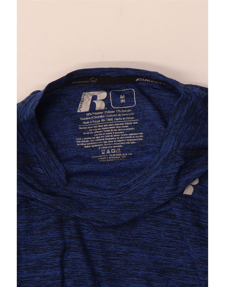 Russell Athletic Boys Dri-Power Top Long Sleeve 7-8 Years Medium Navy Blue