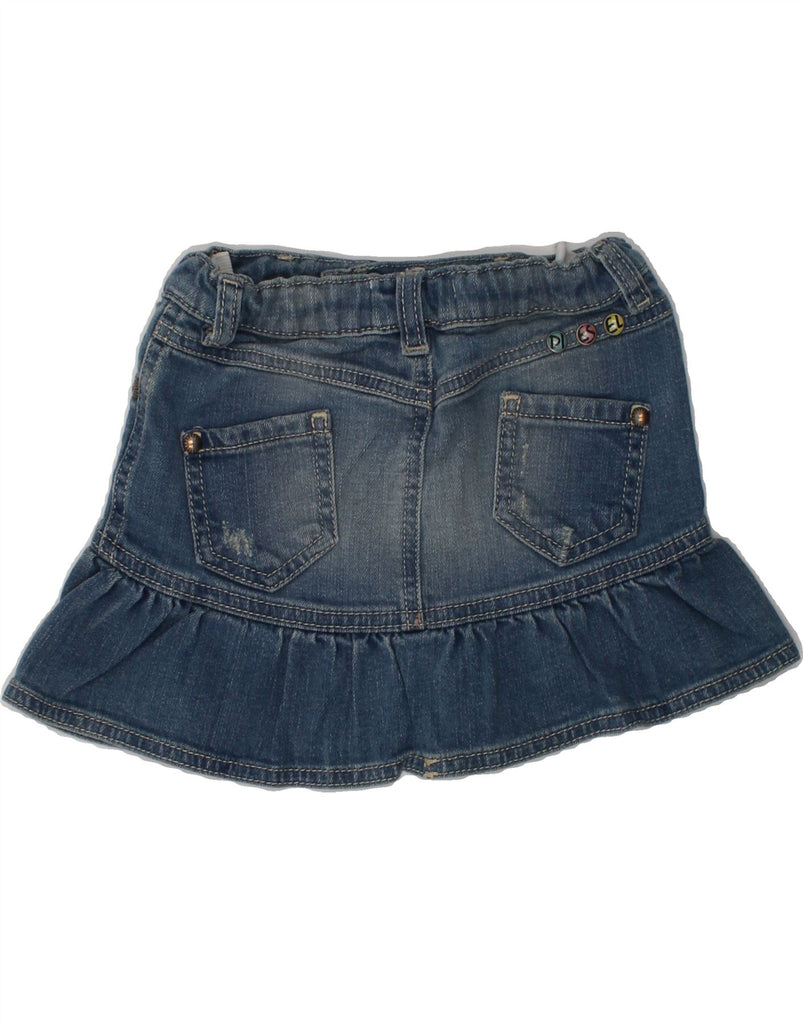 DIESEL Baby Girls Denim Skirt 18-24 Months W20 Blue Cotton | Vintage Diesel | Thrift | Second-Hand Diesel | Used Clothing | Messina Hembry 