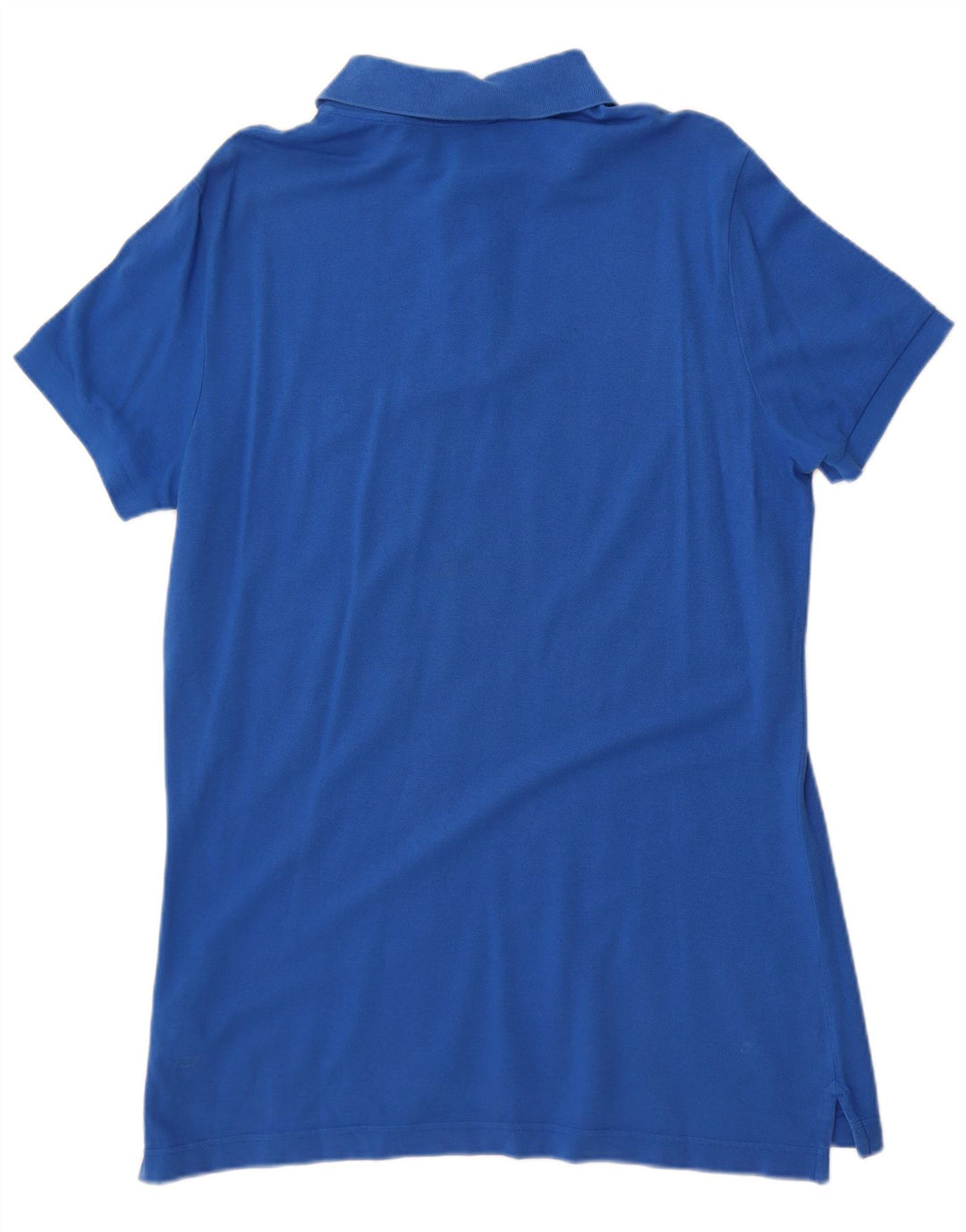 Benetton Mens Polo Shirt XL Blue Cotton