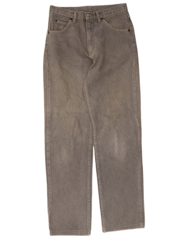 Rifle Mens Straight Jeans W30 L31 Grey Cotton