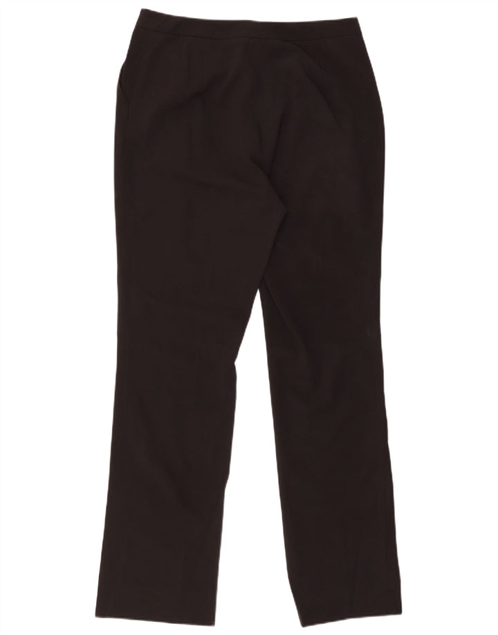 CALVIN KLEIN Womens Straight Suit Trousers W28 L30 Black Polyester