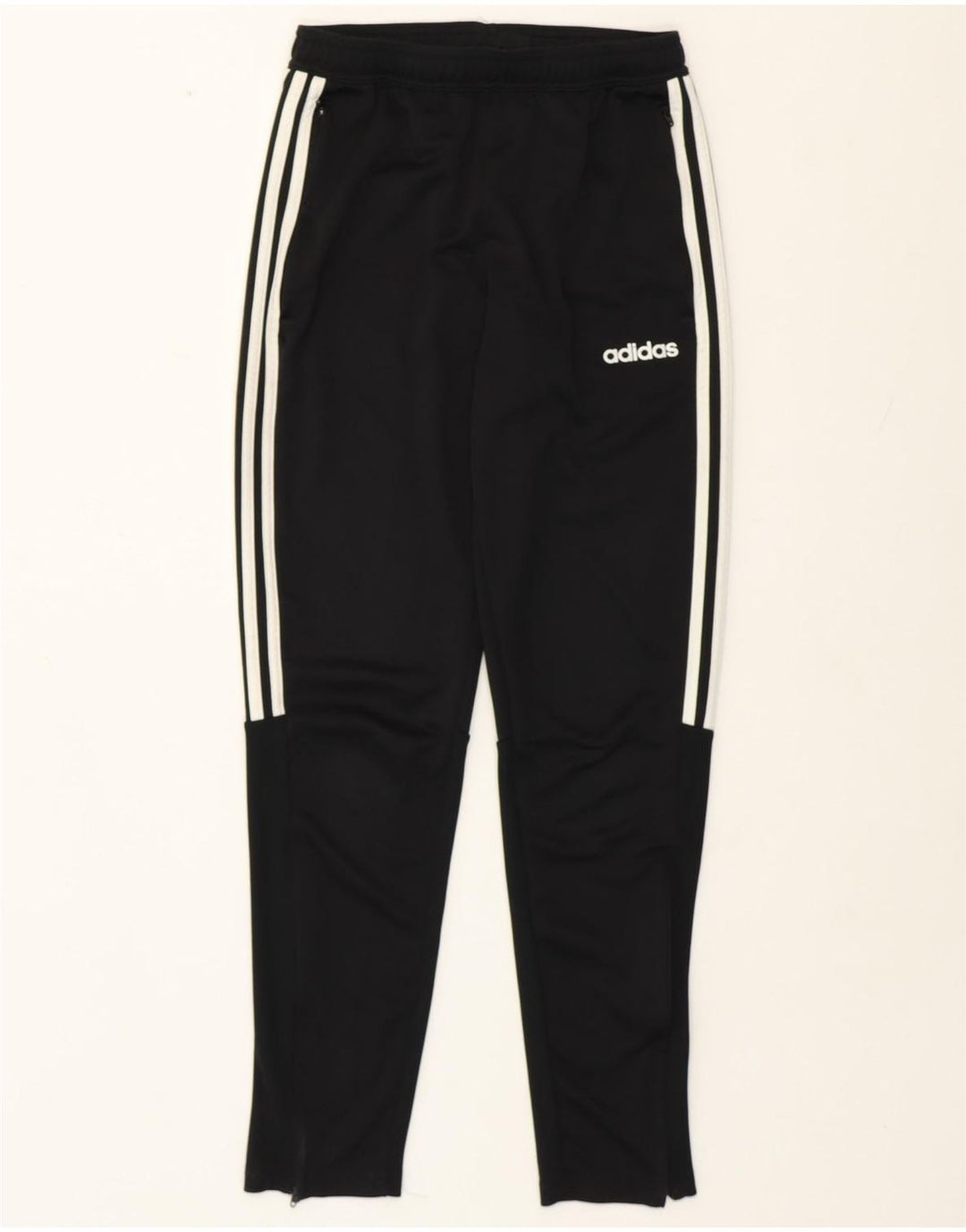 Adidas Mens Tracksuit Trousers Small  Black Polyester