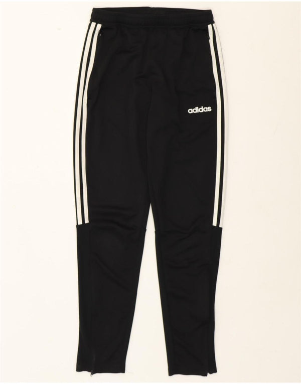 Adidas Mens Tracksuit Trousers Small  Black Polyester