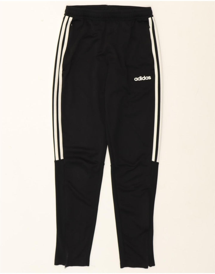 Adidas Mens Tracksuit Trousers Small  Black Polyester