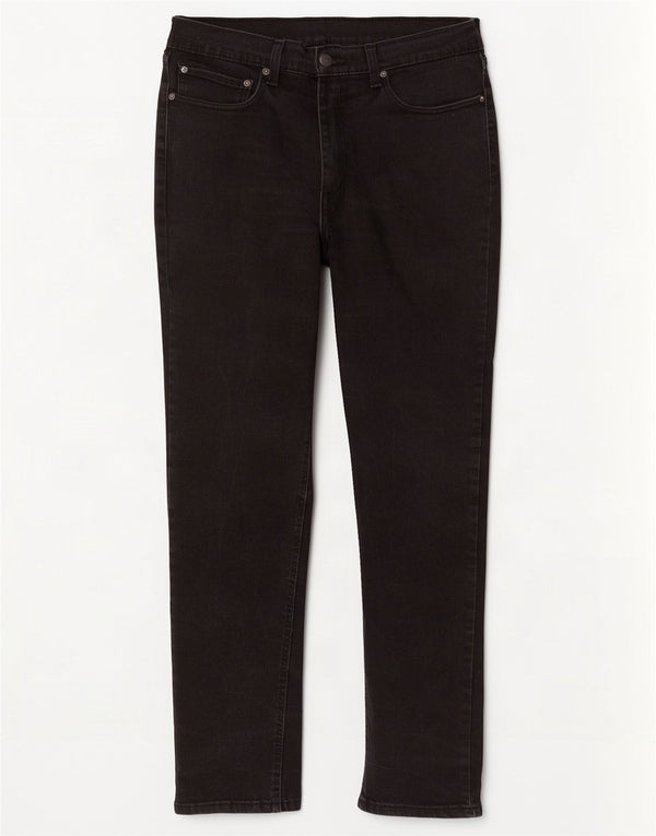 Levi's Mens 531 Slim Jeans W36 L32 Black Cotton