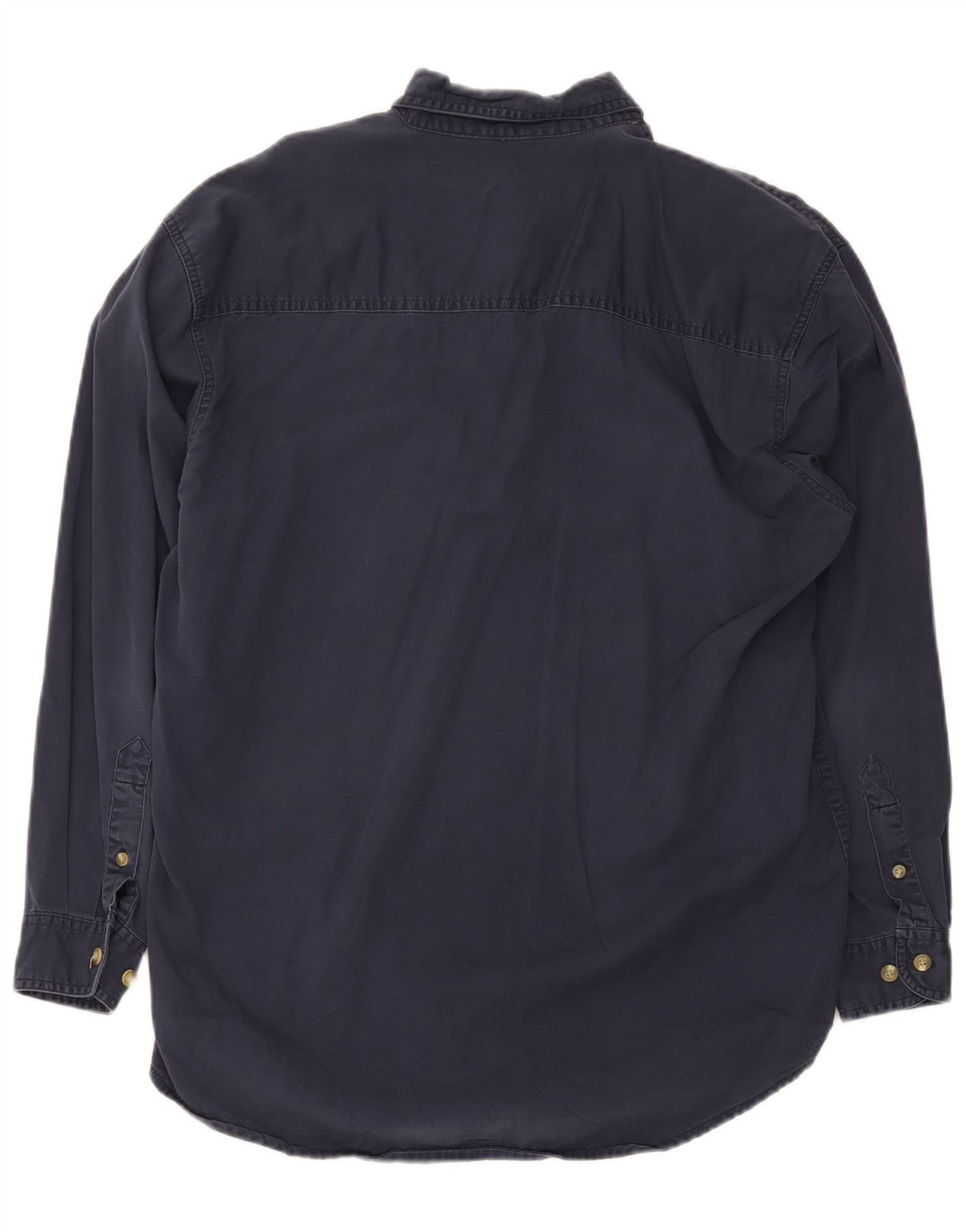 Lee Mens Shirt Medium Navy Blue Cotton