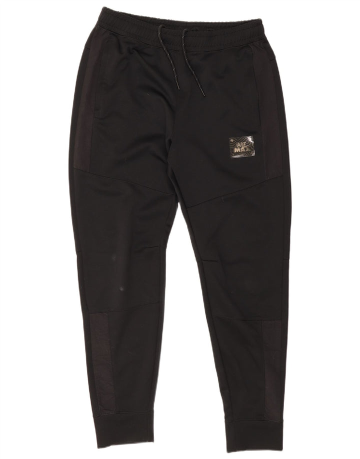 Nike Mens Graphic Tracksuit Trousers Joggers Large Black Colourblock