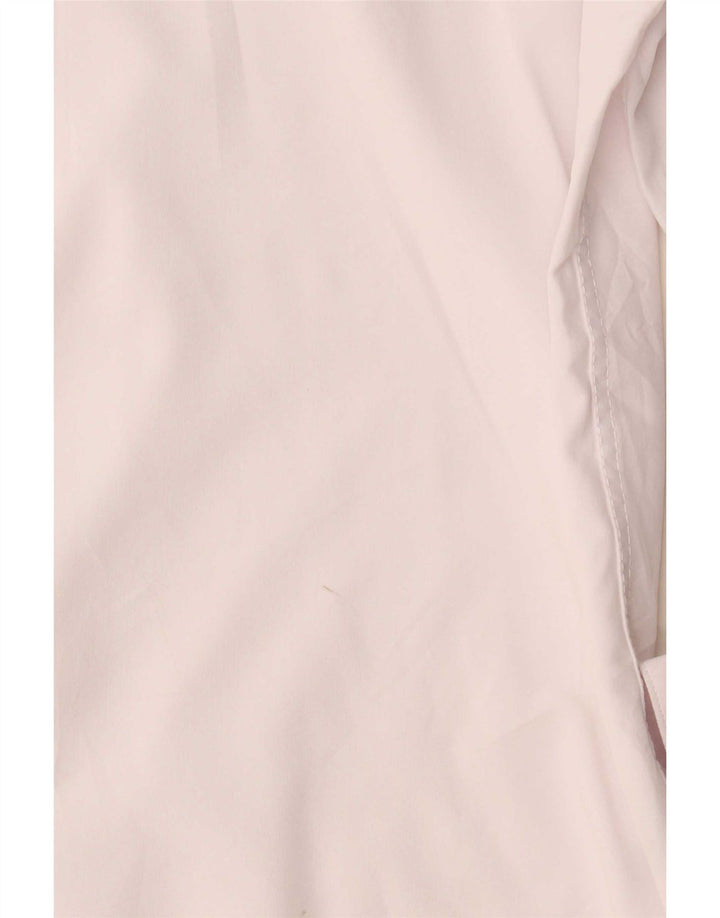 Nautica Mens Slim Fit Shirt Size 16 1/2 Large White Polyester