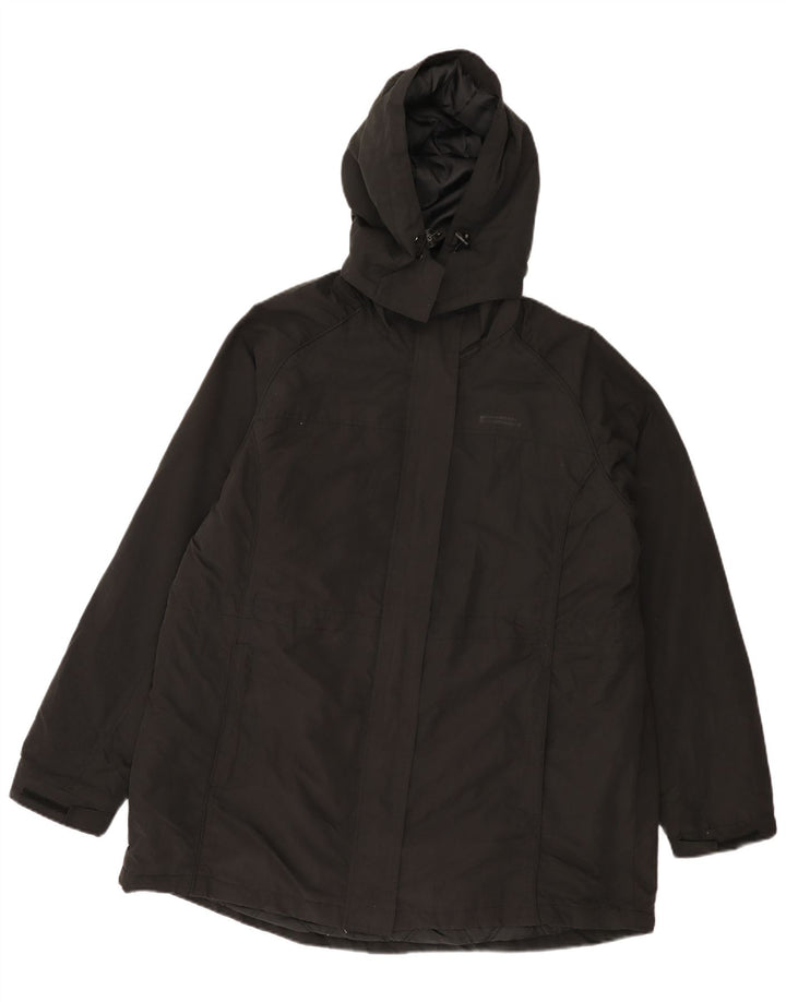 Mountain Warehouse Womens Hooded Windbreaker Jacket UK 22 3XL Black