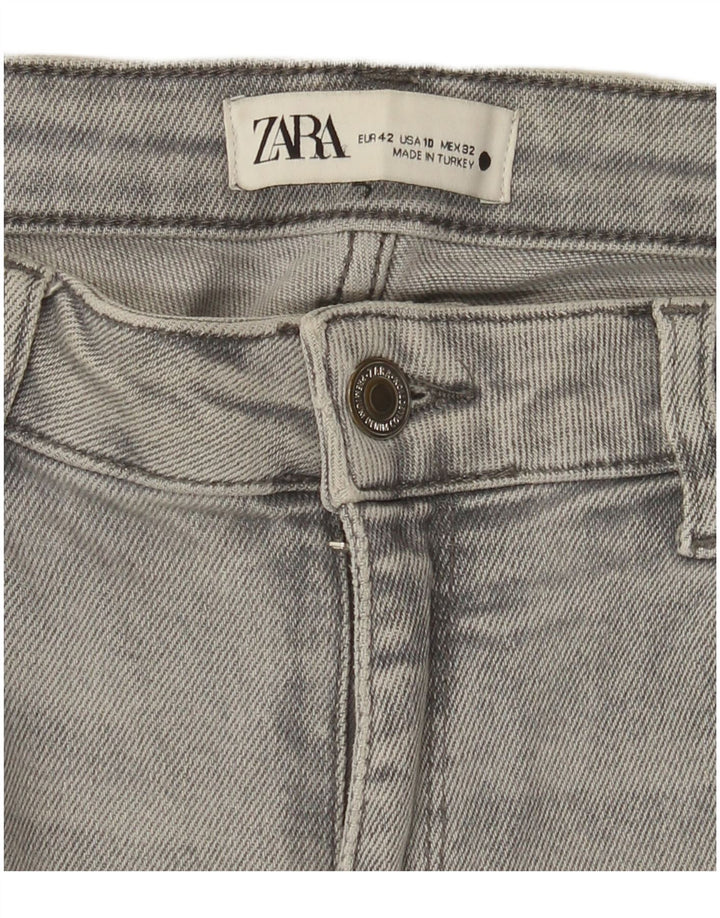 Zara Womens Skinny Jeans EU 42 Large W32 L28 Grey