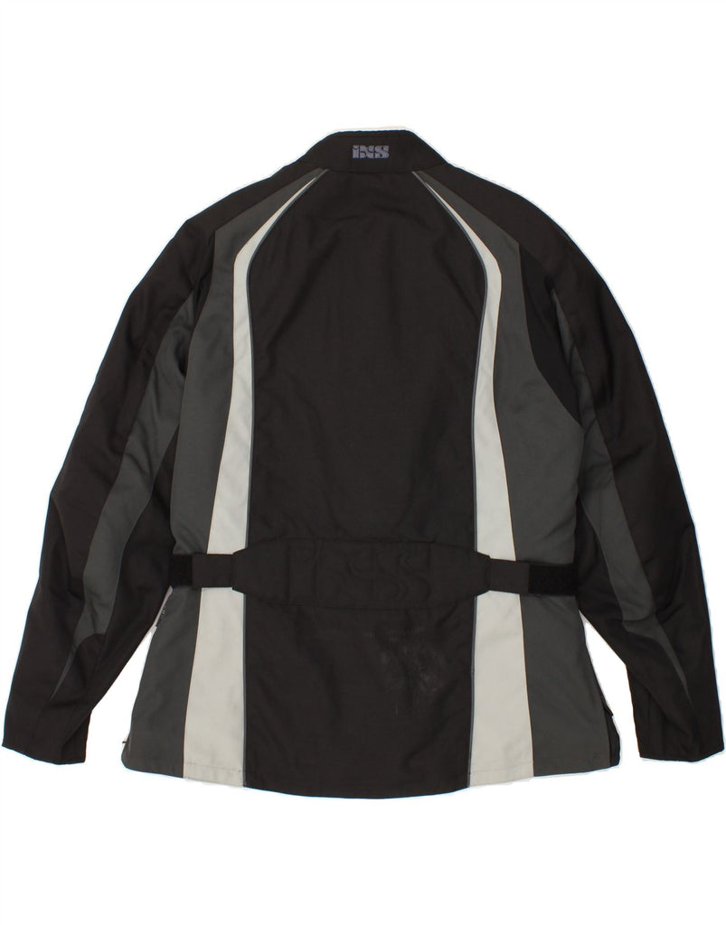 IXS Womens Motorcycle Biker Jacket UK 18 XL Black Colourblock Polyester Vintage IXS and Second-Hand IXS from Messina Hembry 