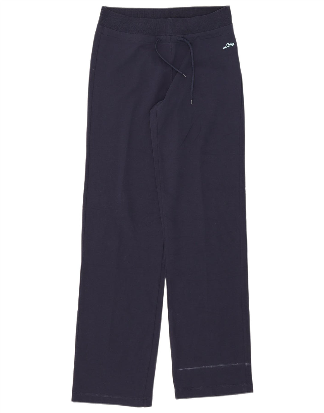 LOTTO Womens Tracksuit Trousers UK 12 Medium Navy Blue Cotton