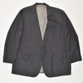 CHAPS Mens 2 Button Blazer Jacket UK 42 XL Grey Virgin Wool | Vintage Chaps | Thrift | Second-Hand Chaps | Used Clothing | Messina Hembry 