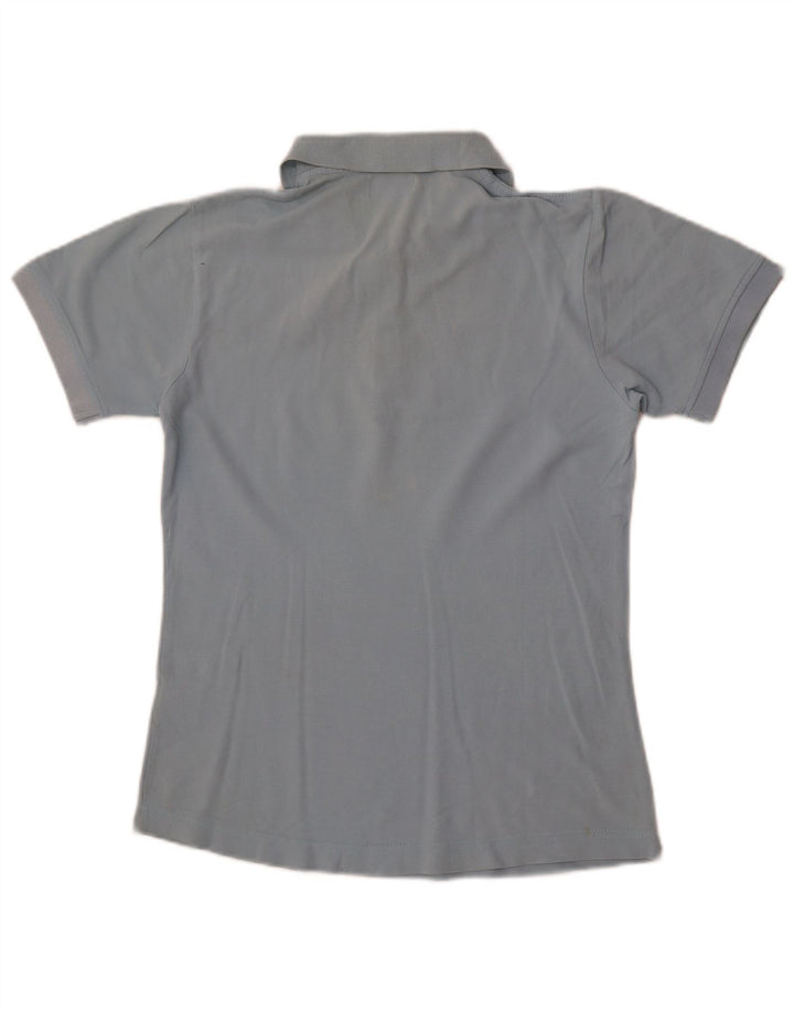 Kappa Womens Polo Shirt UK 12 Medium Blue Cotton