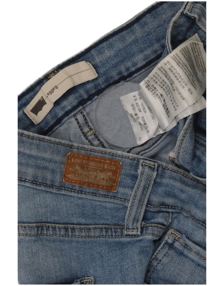 Levi's Womens Legging Skinny Jeans W32 L30 Blue Cotton