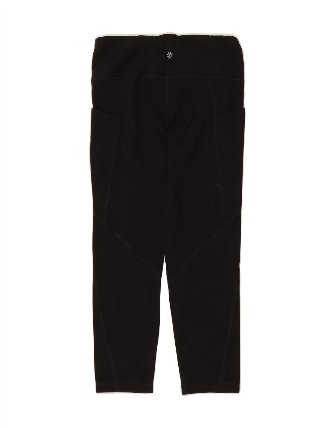 ATHLETA Girls Leggings 13-14 Years XL Black Nylon Vintage Athleta and Second-Hand Athleta from Messina Hembry 