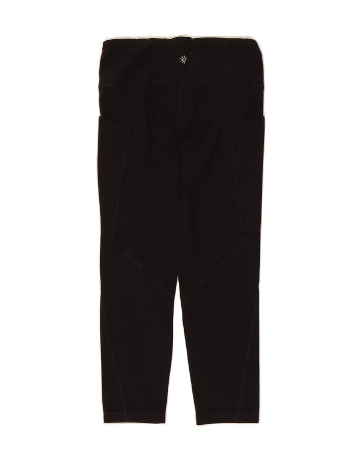 ATHLETA Girls Leggings 13-14 Years XL Black Nylon Vintage Athleta and Second-Hand Athleta from Messina Hembry 