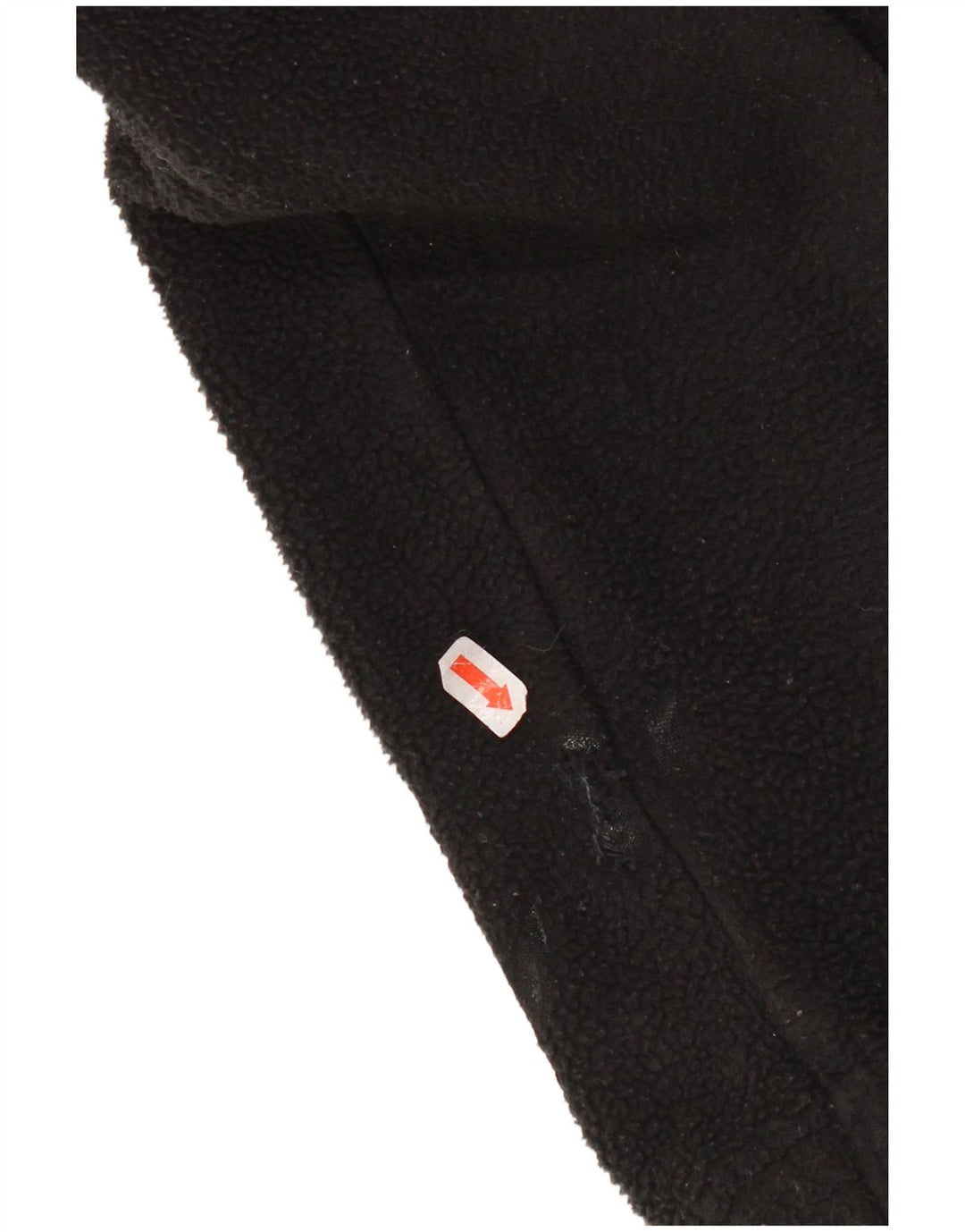 Adidas Womens Zip Neck Oversized Fleece Jumper UK 12 Medium Black Polyester