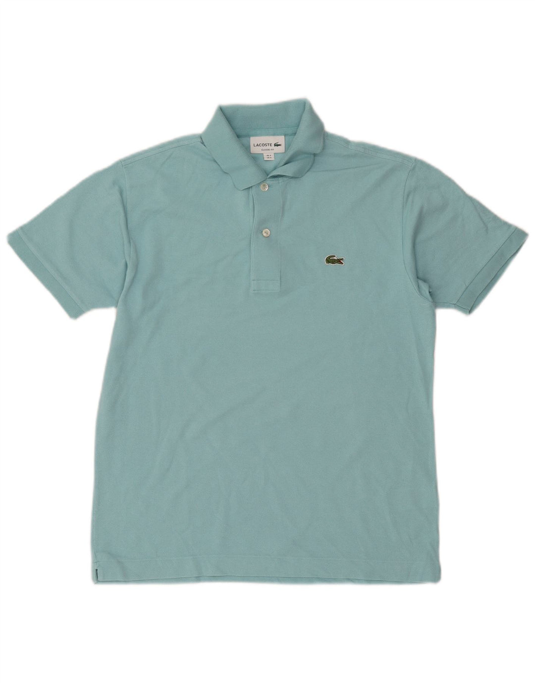 Lacoste Mens Classic Fit Polo Shirt Size 3 Small Blue Cotton