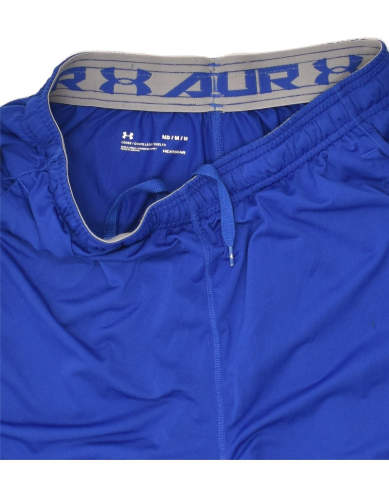 UNDER ARMOUR Mens Heat Gear Sport Shorts Medium Blue Polyester | Vintage Under Armour | Thrift | Second-Hand Under Armour | Used Clothing | Messina Hembry 