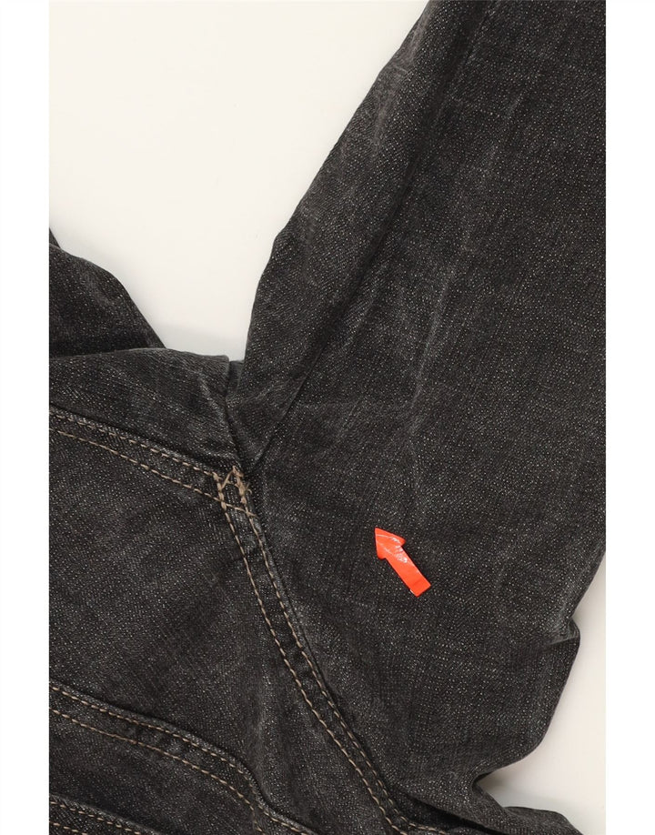 DKNY Womens Denim 2 Button Blazer Jacket UK 12 Medium Black Cotton Vintage Dkny and Second-Hand Dkny from Messina Hembry 