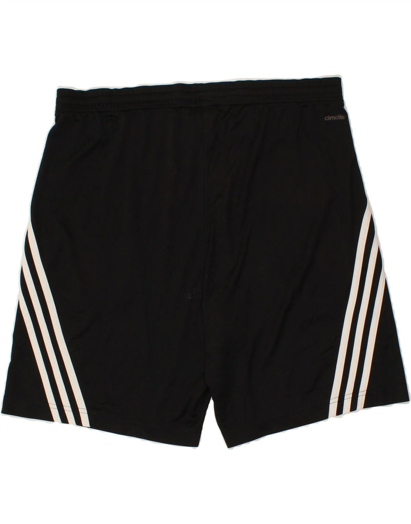 ADIDAS Mens Climalite Sport Shorts Large Black Polyester | Vintage Adidas | Thrift | Second-Hand Adidas | Used Clothing | Messina Hembry 