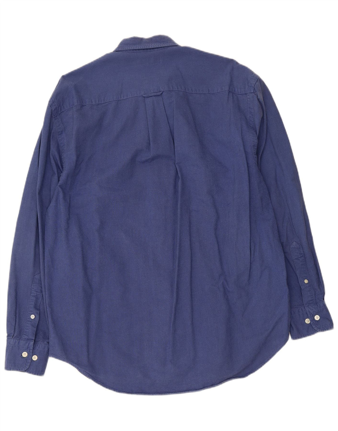 Nautica Mens Shirt Medium Blue Cotton