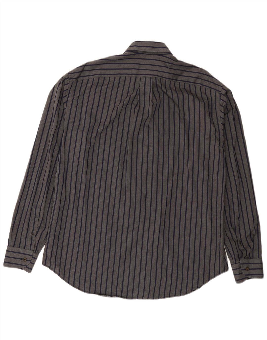 Harmont & Blaine Mens Shirt 2XL Grey Striped Cotton