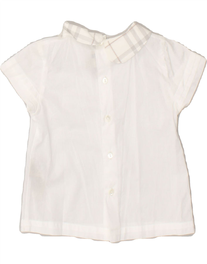 BURBERRY Girls Blouse Top 2-3 Years White Cotton | Vintage Burberry | Thrift | Second-Hand Burberry | Used Clothing | Messina Hembry 