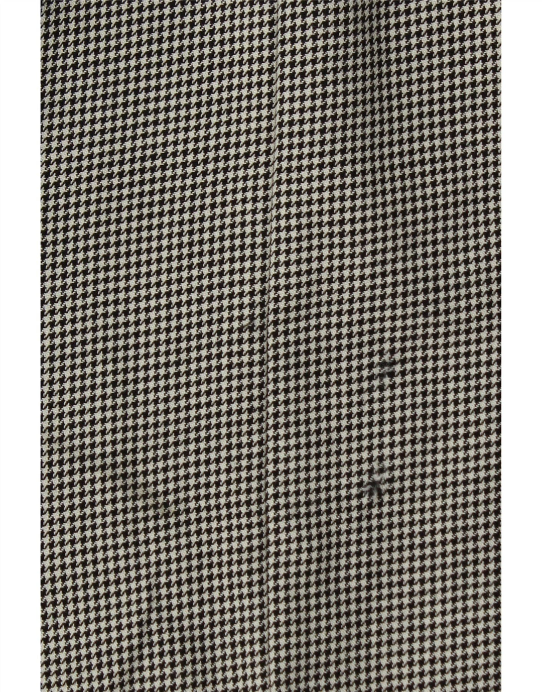 VINTAGE Mens 2 Button Blazer Jacket UK 42 XL Black Houndstooth New Wool