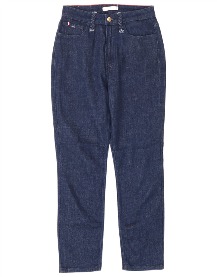 Tommy Hilfiger Womens Cigarette Slim Jeans W27 L28 Navy Blue
