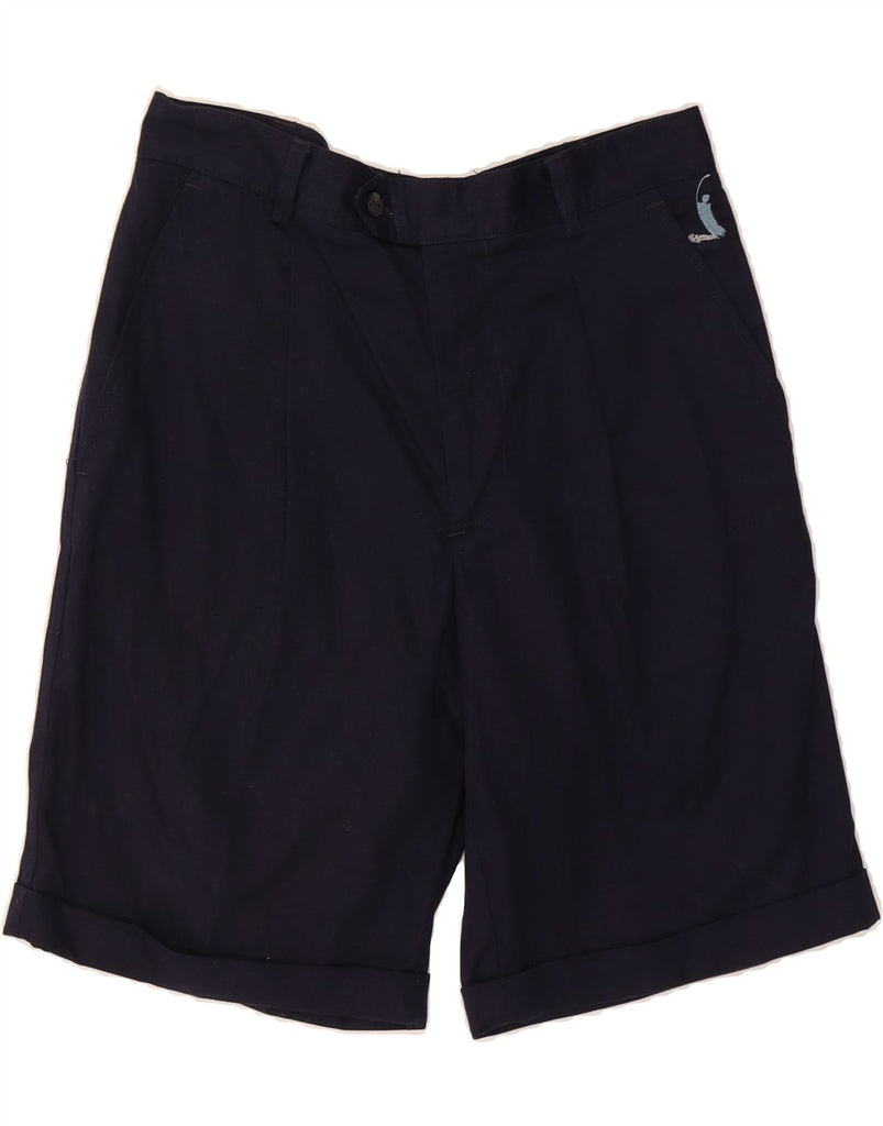SERGIO TACCHINI Mens Chino Shorts IT 50 Large W30 Navy Blue Cotton Vintage Sergio Tacchini and Second-Hand Sergio Tacchini from Messina Hembry 