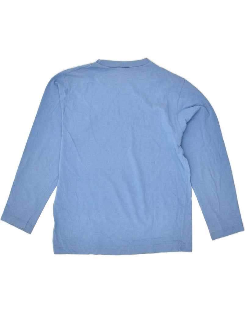 CHAMPION Boys Top Long Sleeve 9-10 Years Blue Cotton | Vintage Champion | Thrift | Second-Hand Champion | Used Clothing | Messina Hembry 