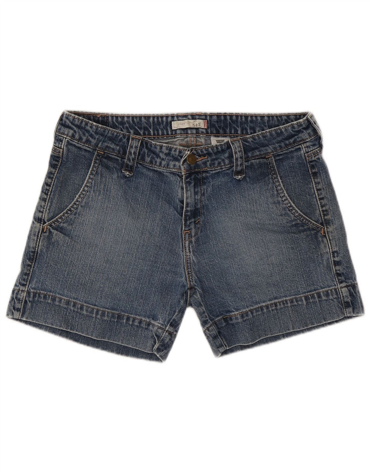 LEVI'S Womens 545 Denim Shorts US 10 Large W32  Blue Cotton